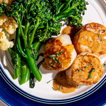 Lemongrass Basil Scallops