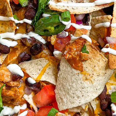 Korean BBQ-Style Chicken Nachos